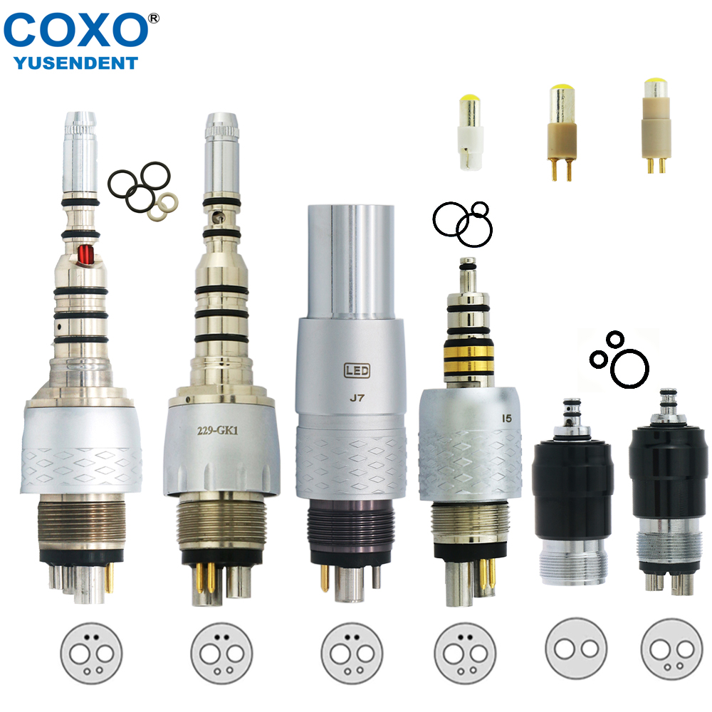 Dental Handpiece Low Speed - COXO Dental Quick Coupling LED Fiber