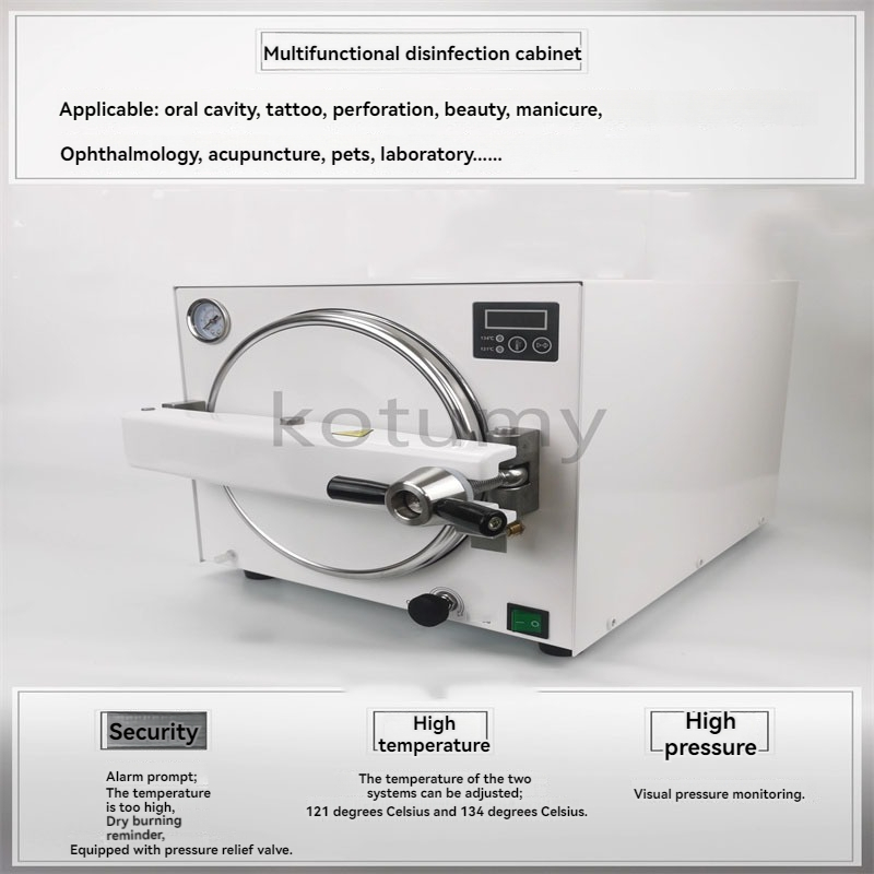 Dental Autoclave Sterilizer 18L - Medical 18L Portable Dental Autoclave Vertical