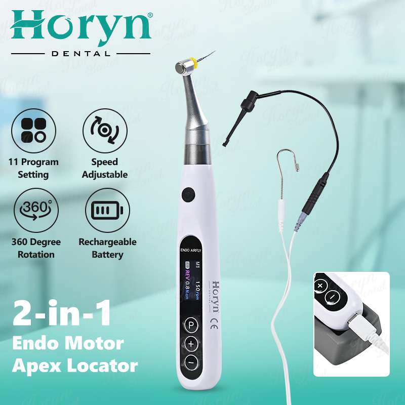 Dental Endo Motor Apex Locator - Horyn 2 In 1 Dental Wireless