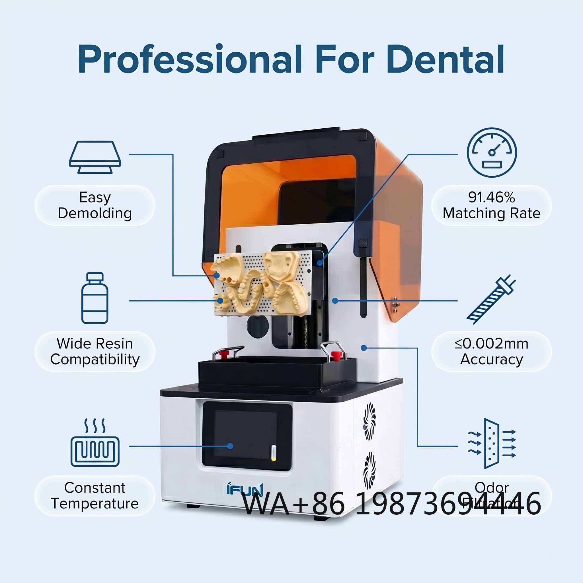 Dental 3D Printer Resin - Professional Resin Dental 3D Printer, Used
