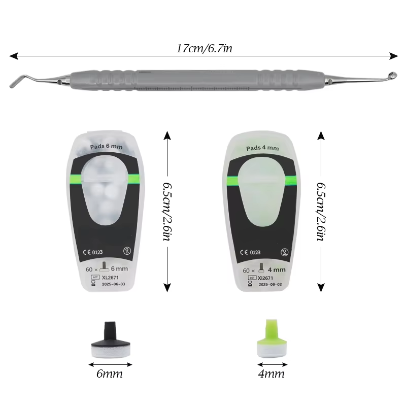 Dental Impression Material Kit - Dental Composite Kit with Foam Pad