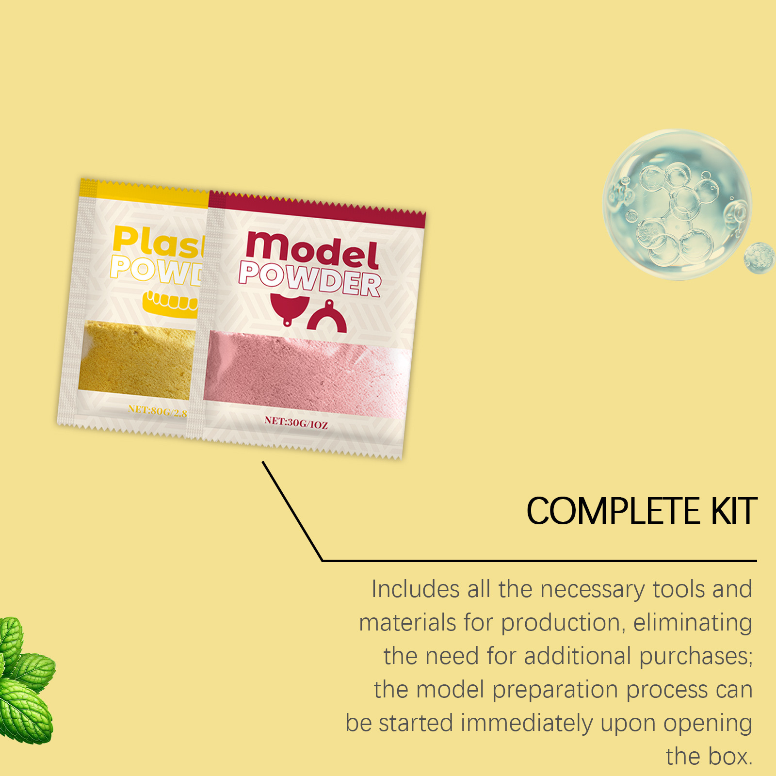 Teeth Model Kit Diy Impression - Dental Impression Material Kit 评论和价格