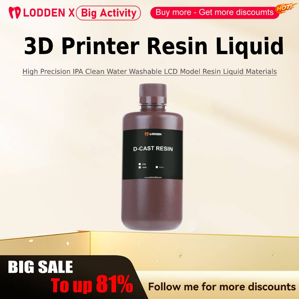 Lodden 3D Printer Resin Liquid - Dental 3D Printer Resin 评论和价格