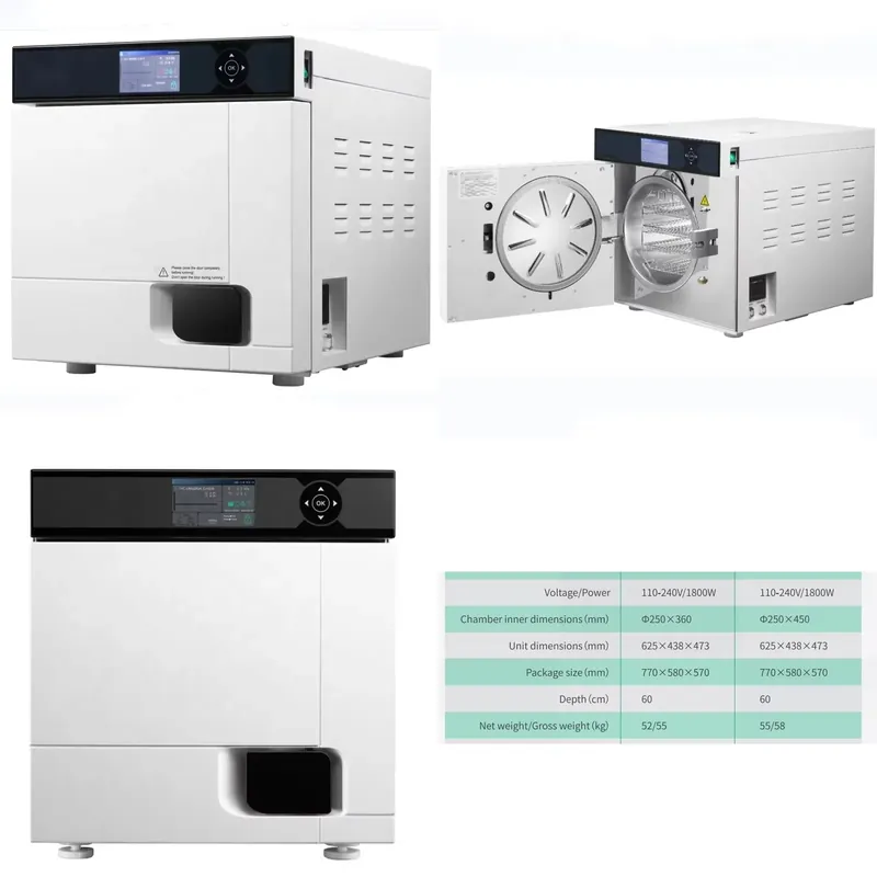 for Class B Dental Autoclave S - Dental Autoclave Sterilizer 18L 评论和价格