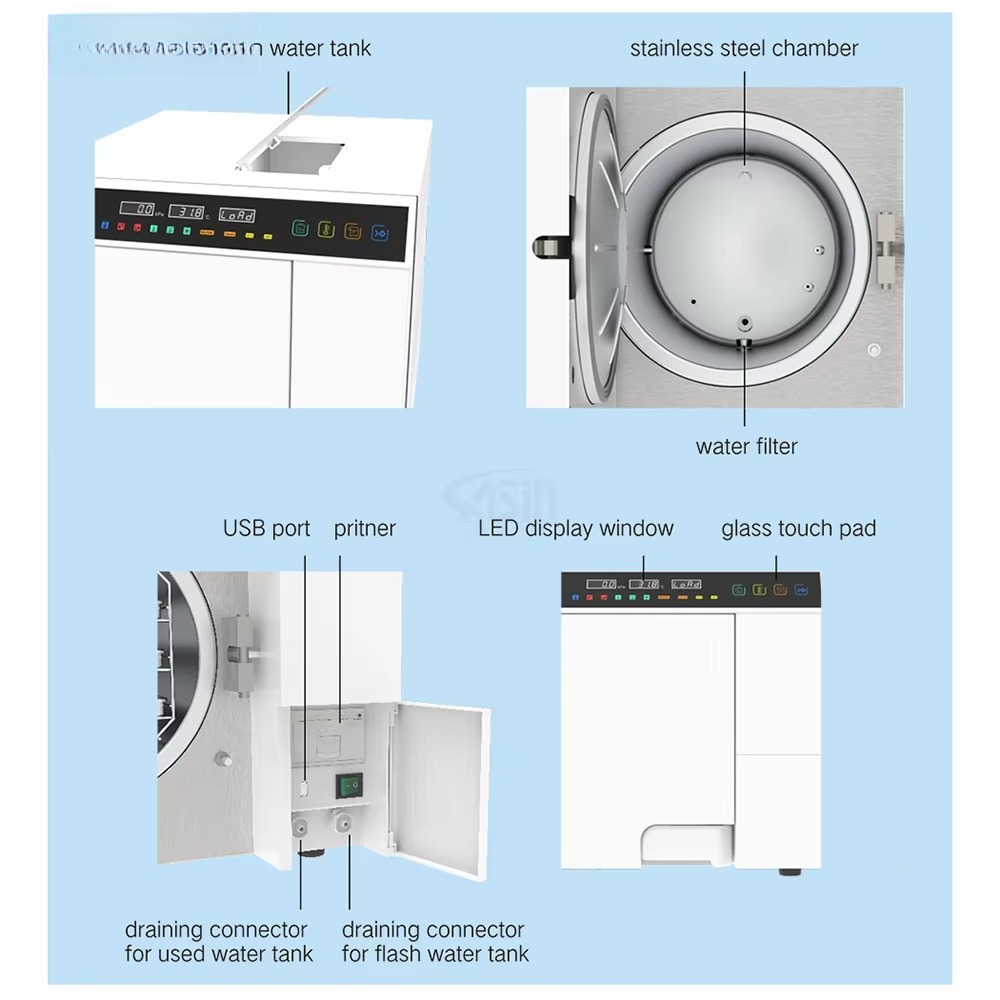 Dental Autoclave 18L 23L Steri - Dental Autoclave Sterilizer 18L 评论和价格